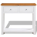 Solid Oak Wood Console Table H302899