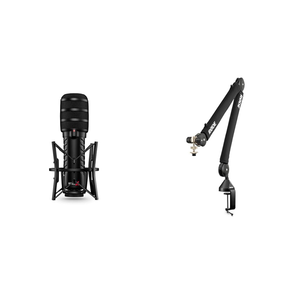 USB Dynamic Microphone & Desk-Mounted Boom Arm E27076
