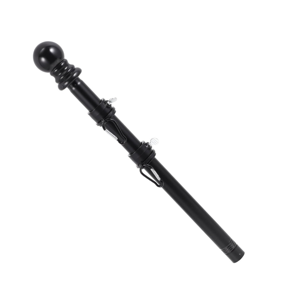 Black Stainless Steel Rotating Flagpole Holder Set B768