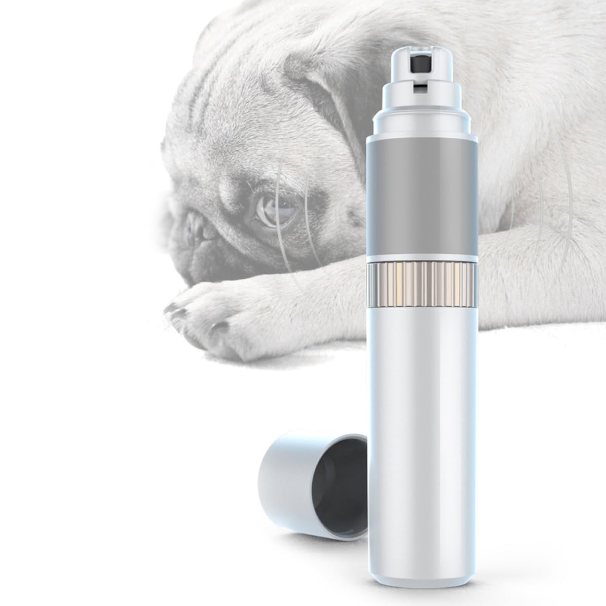Electric PET Nail Grinder and Clipper White B2914