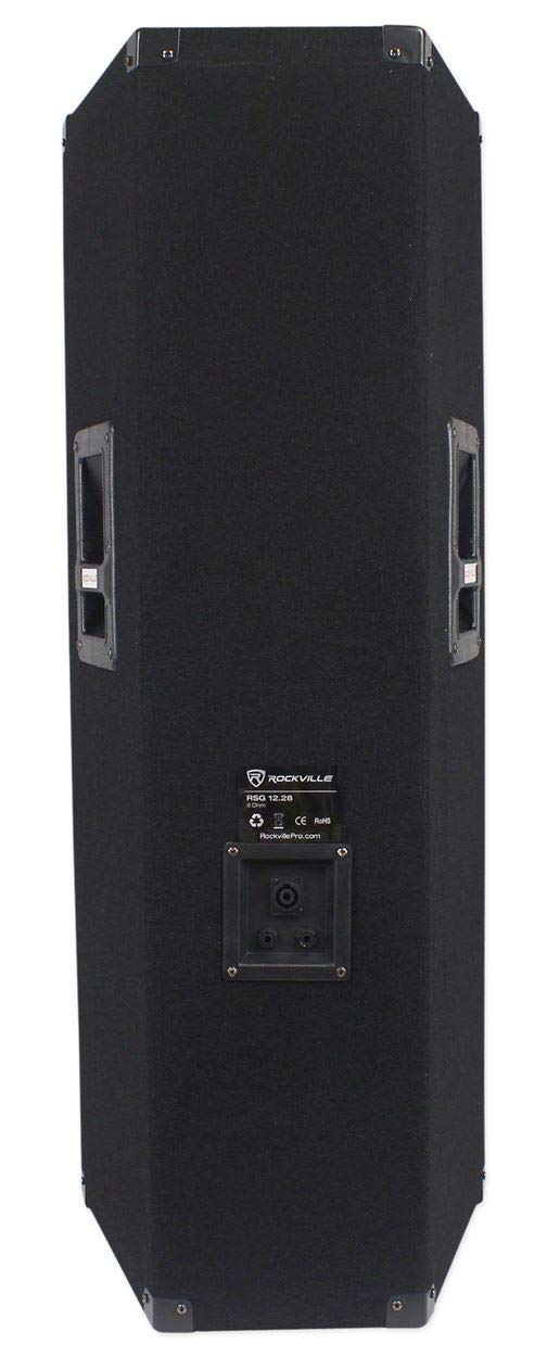 12" 2000W DJ PA Speaker Pair with Amplifier P74981