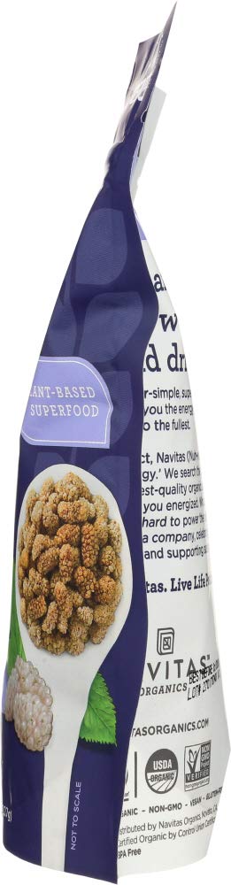 Organic Sun-Dried White Mulberries 8 oz Pack of 4 K47613