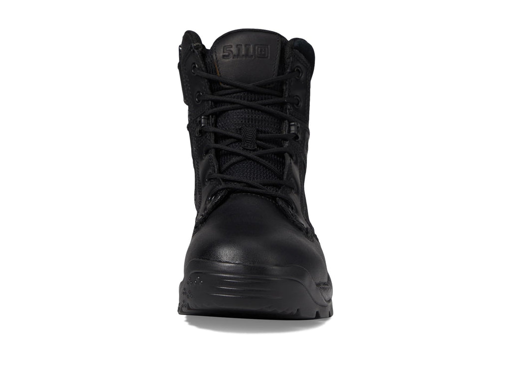 Black 6-Inch Side-Zip Work Boots R337