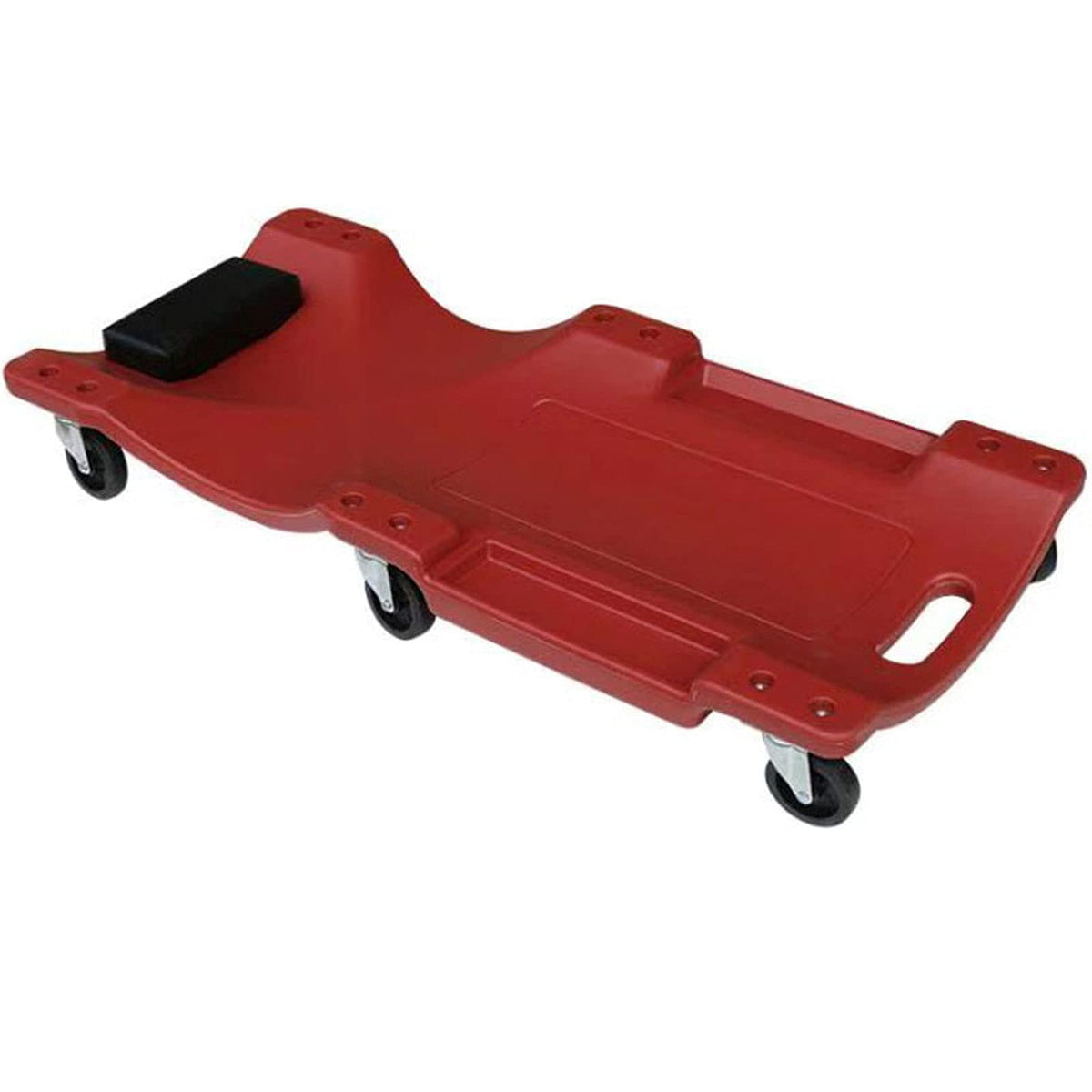 Rolling Garage Shop Creeper with Padded Headrest and 6 Casters U45938