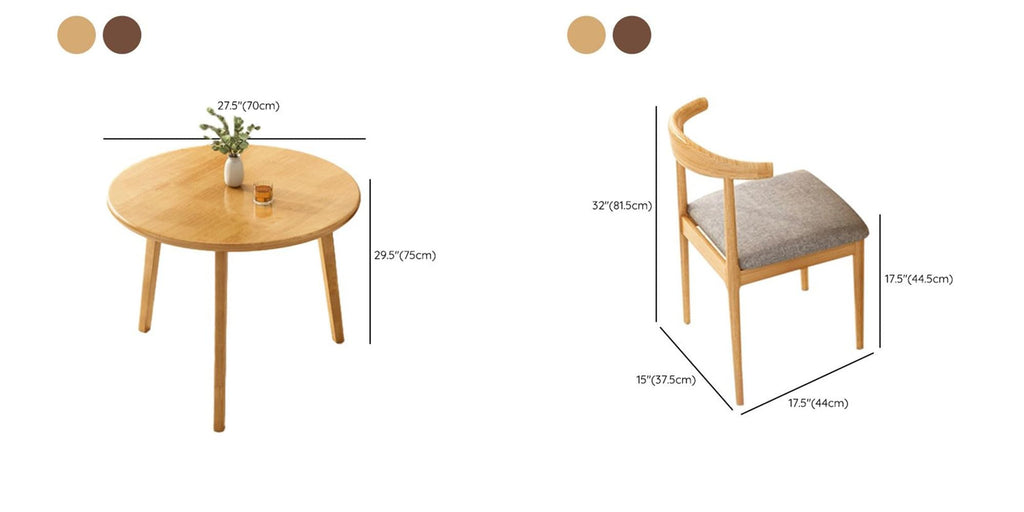 Round Dining Table Chairs Set D664508
