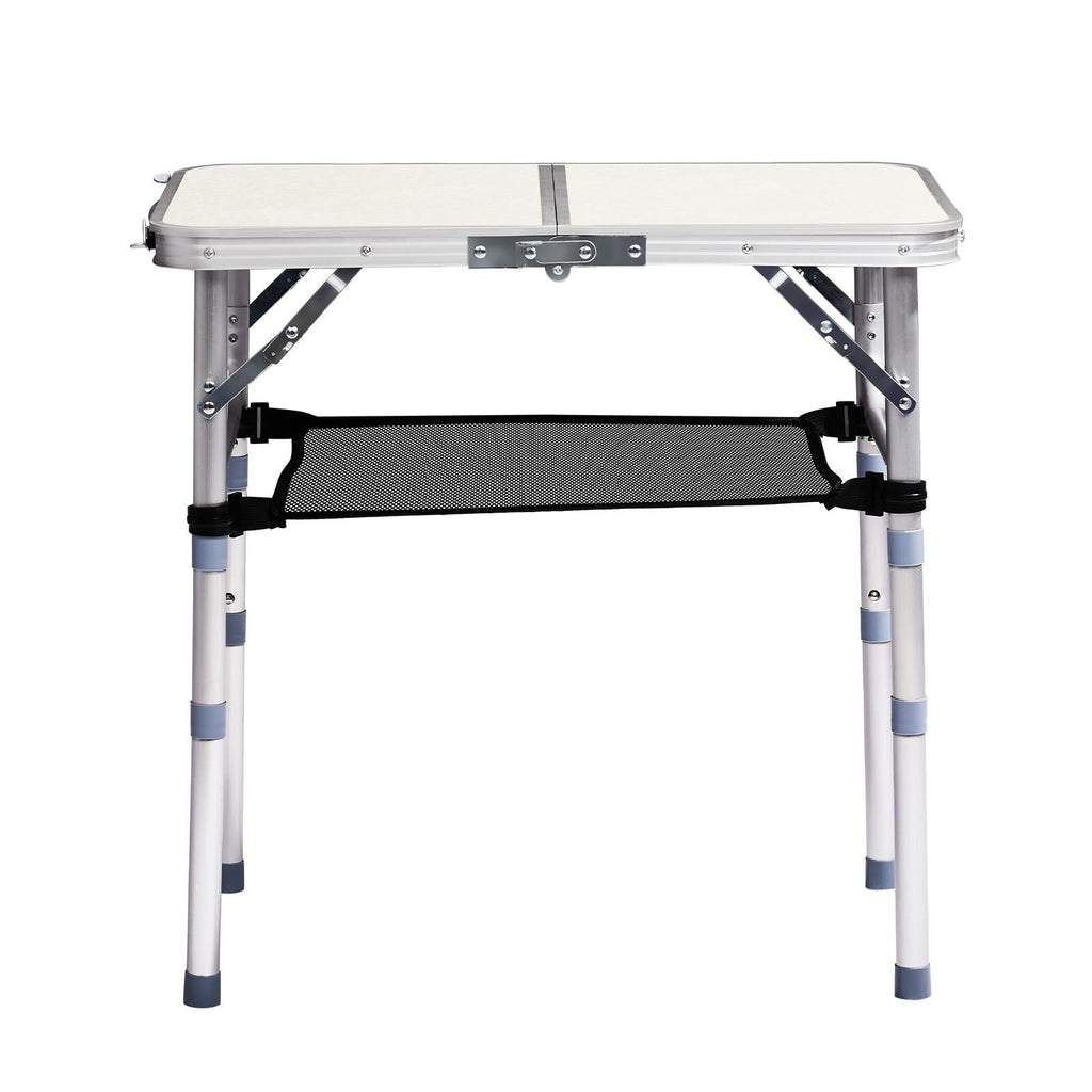 White 2ft Aluminum Folding Picnic Table F402