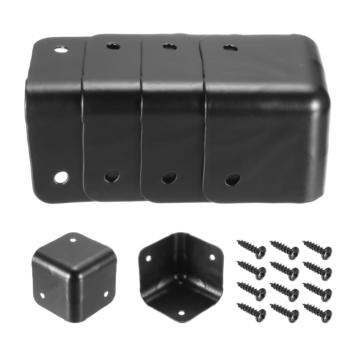 4 Pcs Metal Speaker Cabinet Corners Protector Z82326