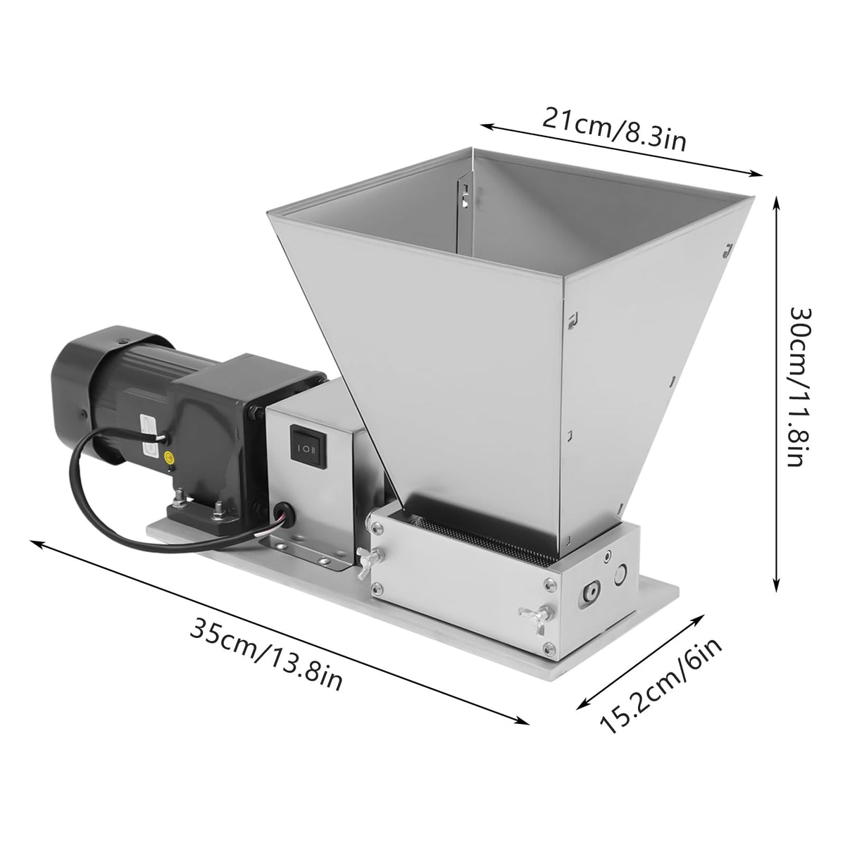 110V 60W Stainless Steel Grain Mill D809889