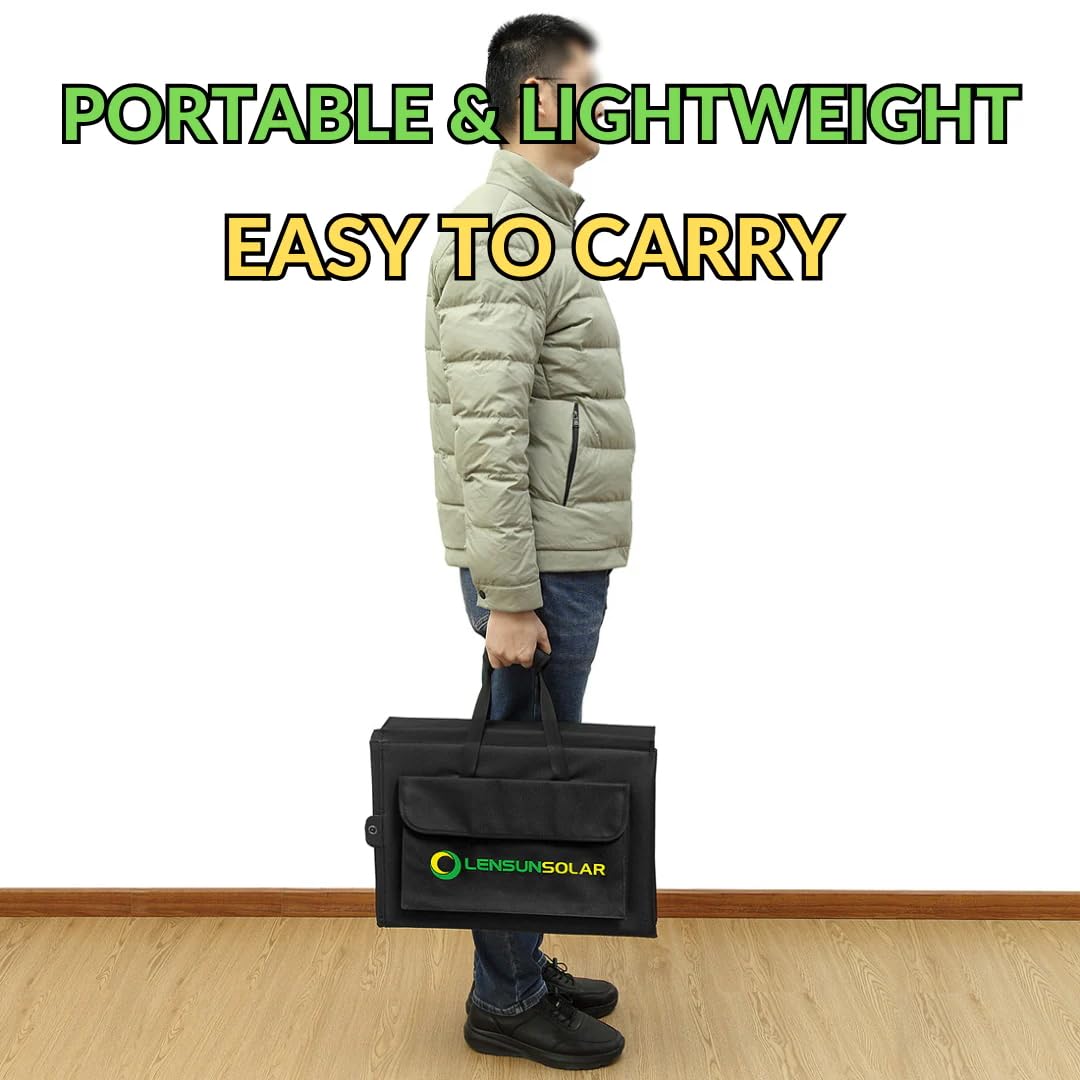 300W 12V Portable Solar Panel Blanket with 20A MPPT Charger Controller U191
