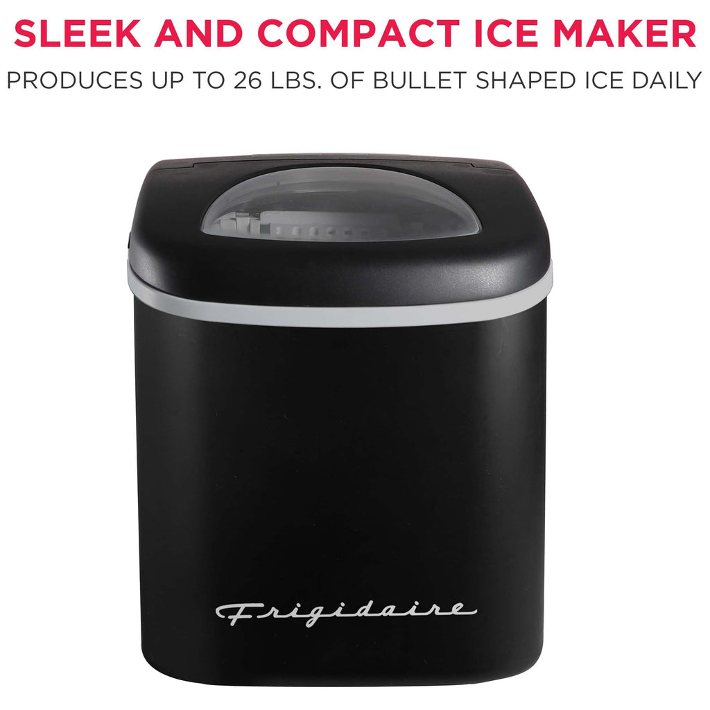 Compact Countertop Ice Maker 26 lb per Day Black D6785
