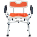Padded Shower Chair with Arms and Back Q7437