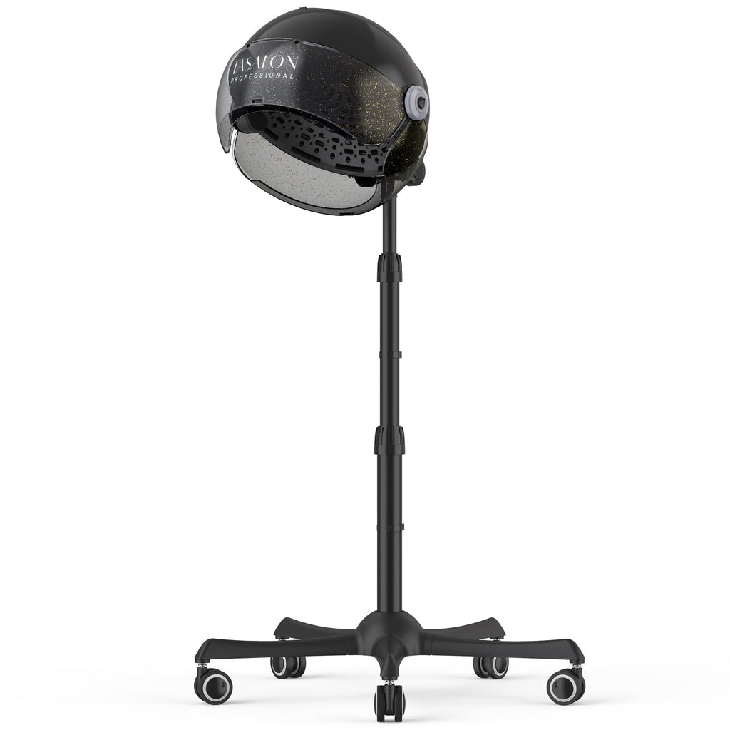 Black Portable Standing Hooded Hair Dryer D2081