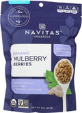 Organic Sun-Dried White Mulberries 8 oz Pack of 4 K47613