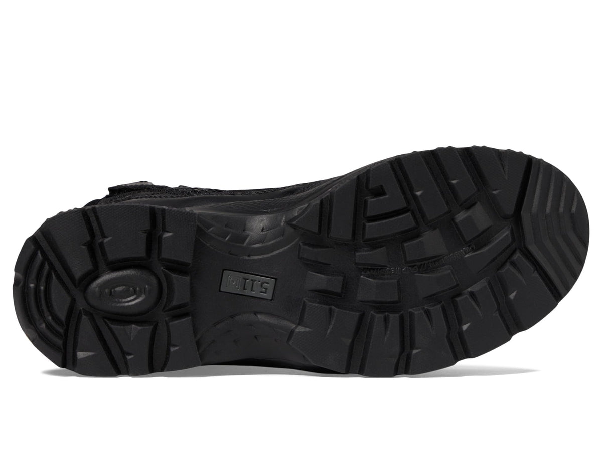 Black 6-Inch Side-Zip Work Boots R337