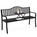 60” Metal Outdoor Garden Park Bench E95189