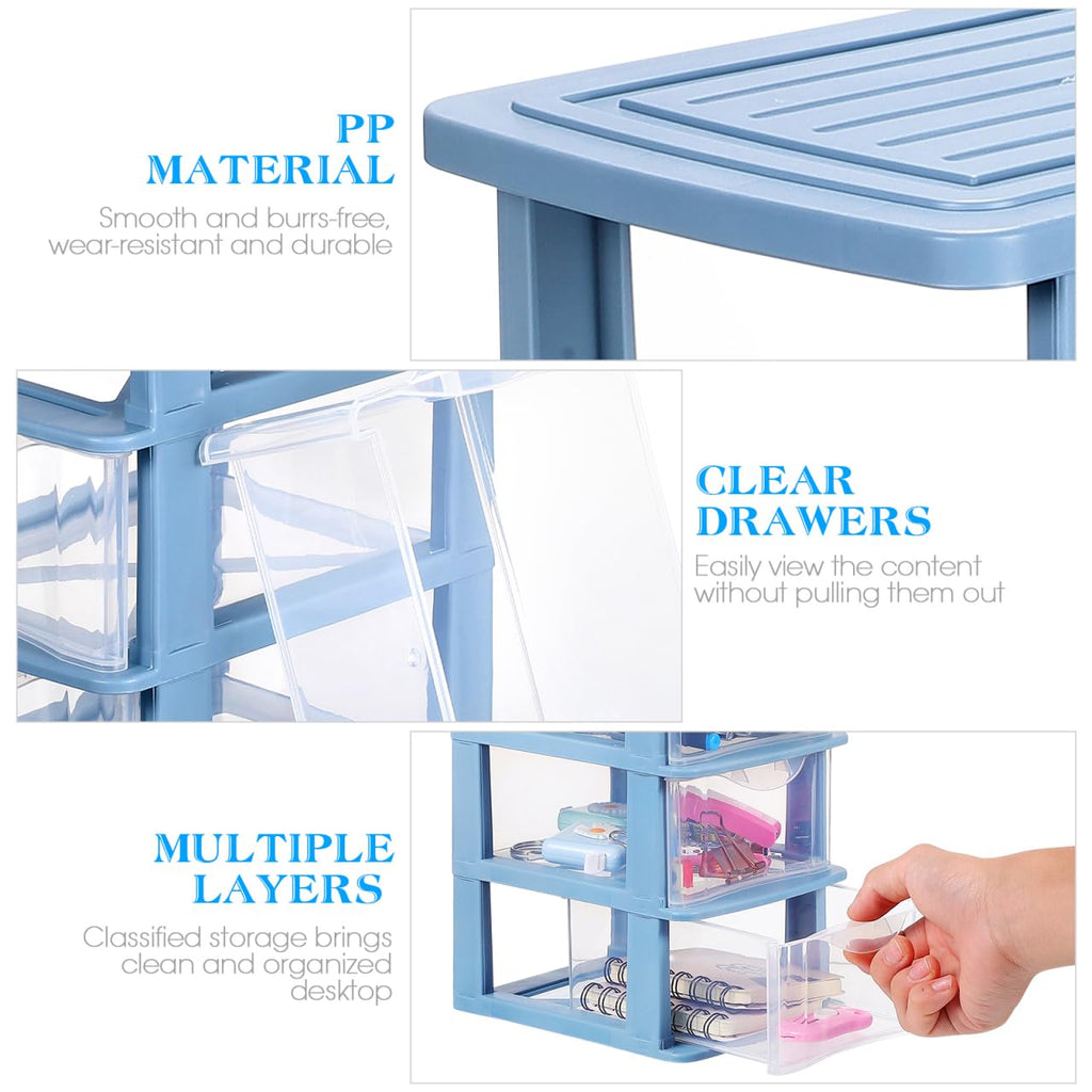 3-Drawer Plastic Storage Organizer M323