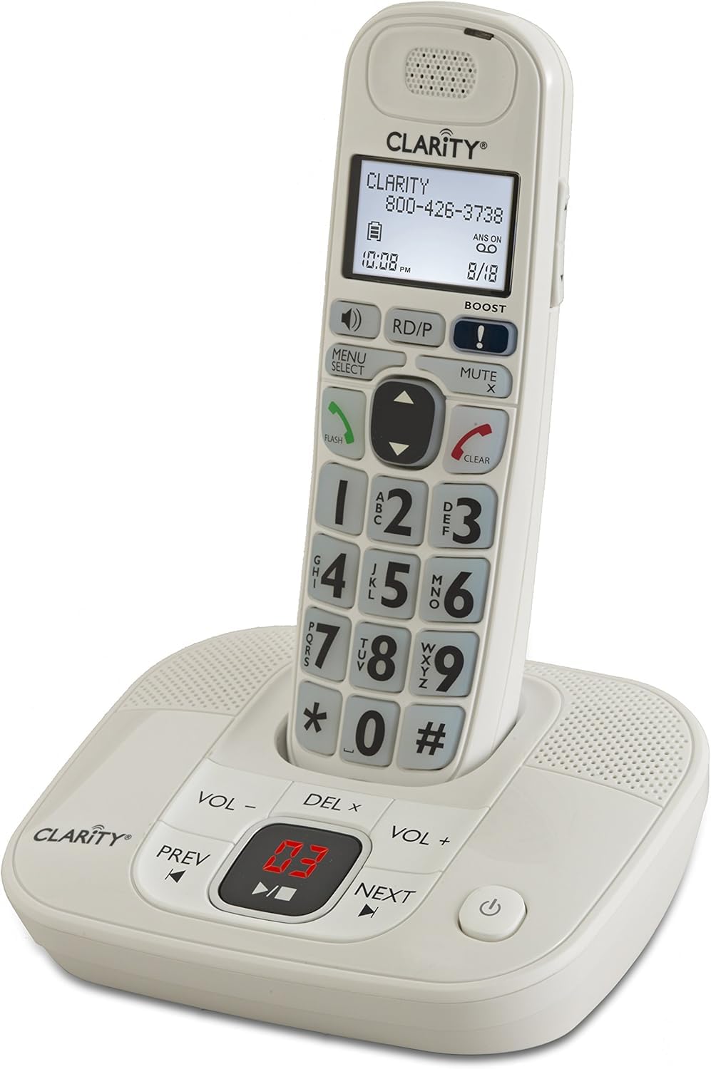 DECT 6.0 Cordless Landline Phone with Answering Machine Z489