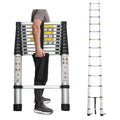 16.5 FT Aluminum Telescopic Ladder 330lbs Capacity H83595