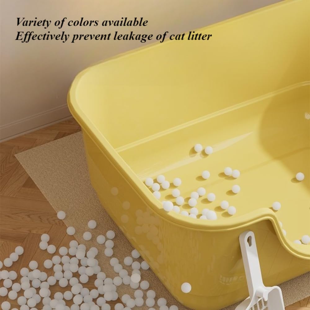 Semi Enclosed Cat Litter Box with High Sides & Low Entry U5248