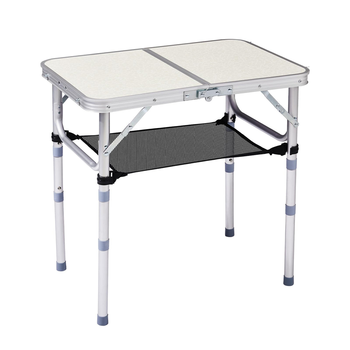 White 2ft Aluminum Folding Picnic Table F402