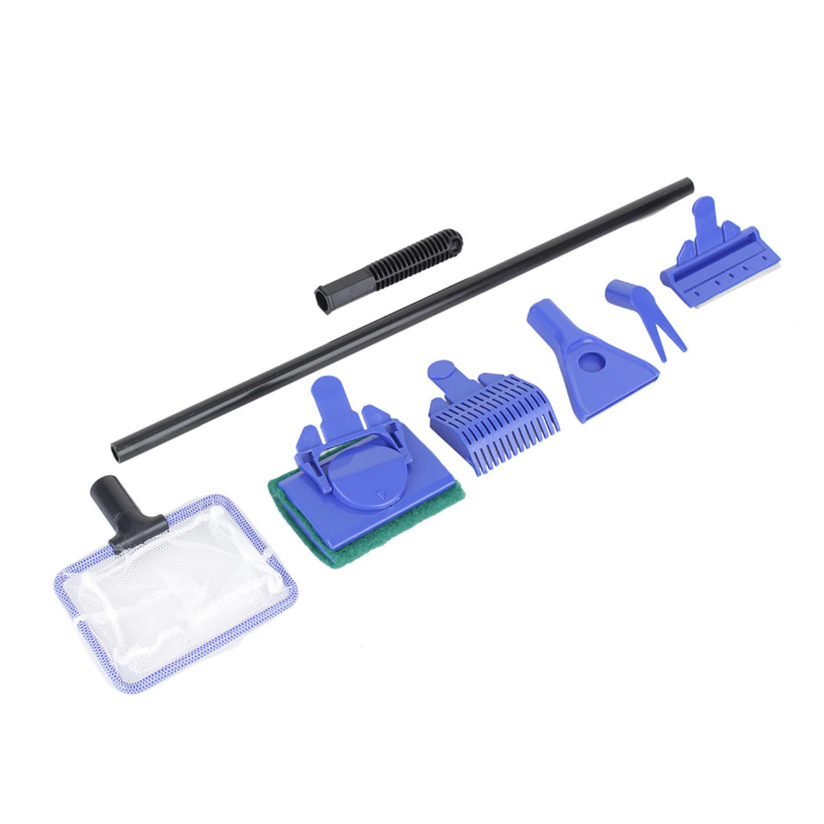 5 in 1 ABS Plastic Aquarium Cleaning Brush Kit J493