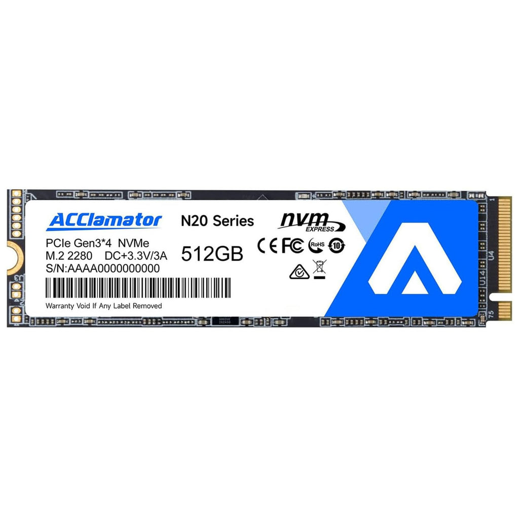 512GB NVMe M.2 2280 PCIe Gen3x4 Internal SSD E608