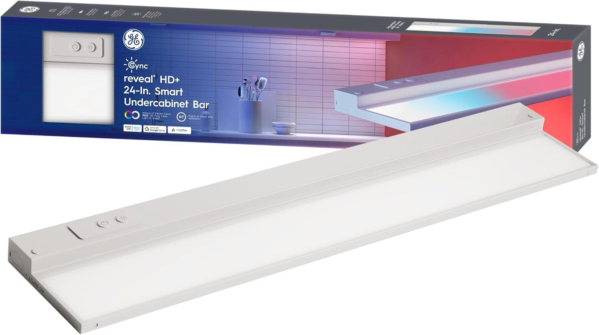 Smart LED Under Cabinet Light Bar, 24in S502