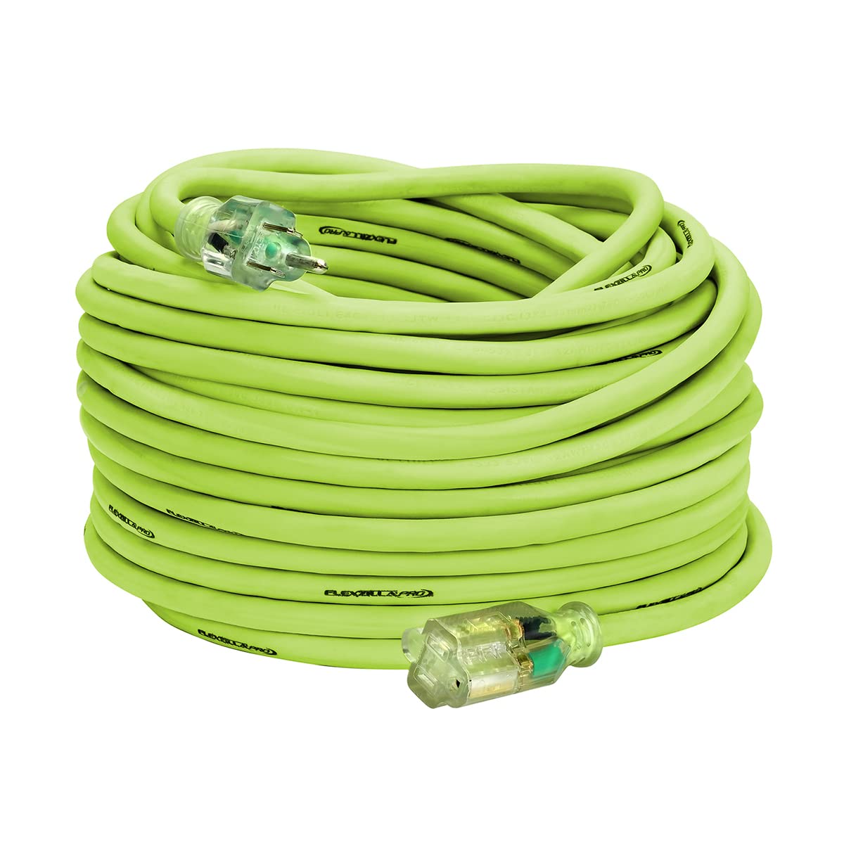 12/3 AWG SJTW 100 ft. Lighted Plug Indoor/Outdoor Extension Cord Z504