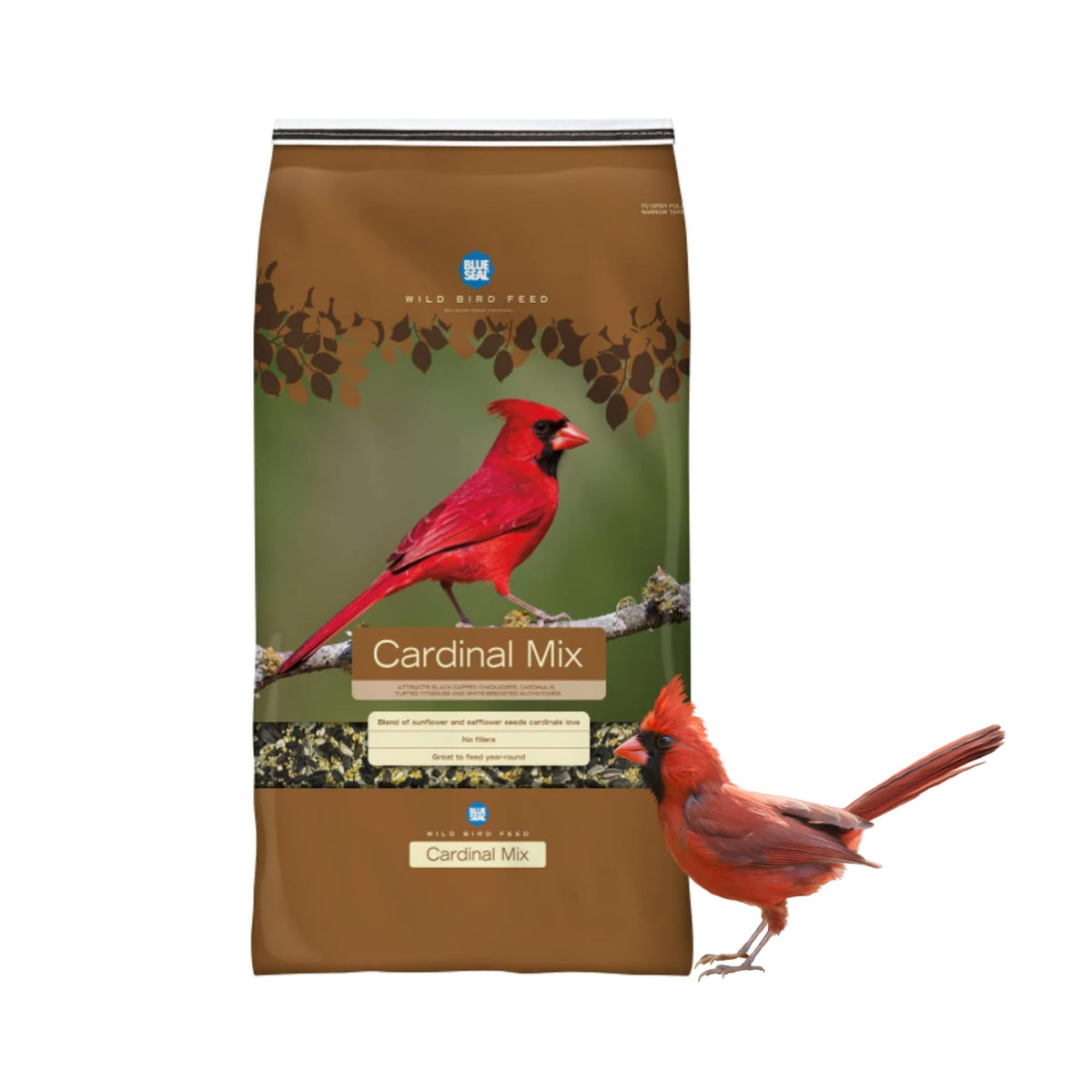 Wild Bird Seed Sunflower Safflower 20 Pound Bag Z9860