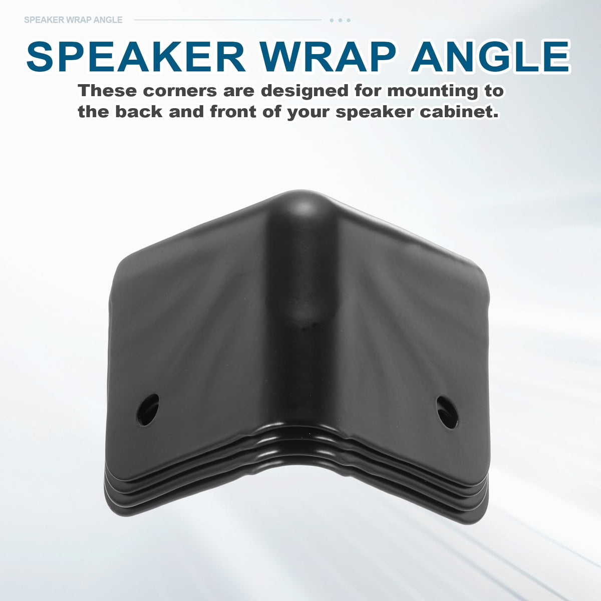 4 Pcs Metal Speaker Cabinet Corners Protector Z82326
