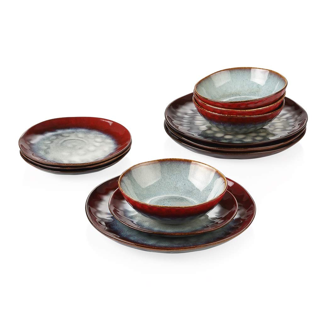 Ceramic 12-Piece Stoneware Dinner Set X49141