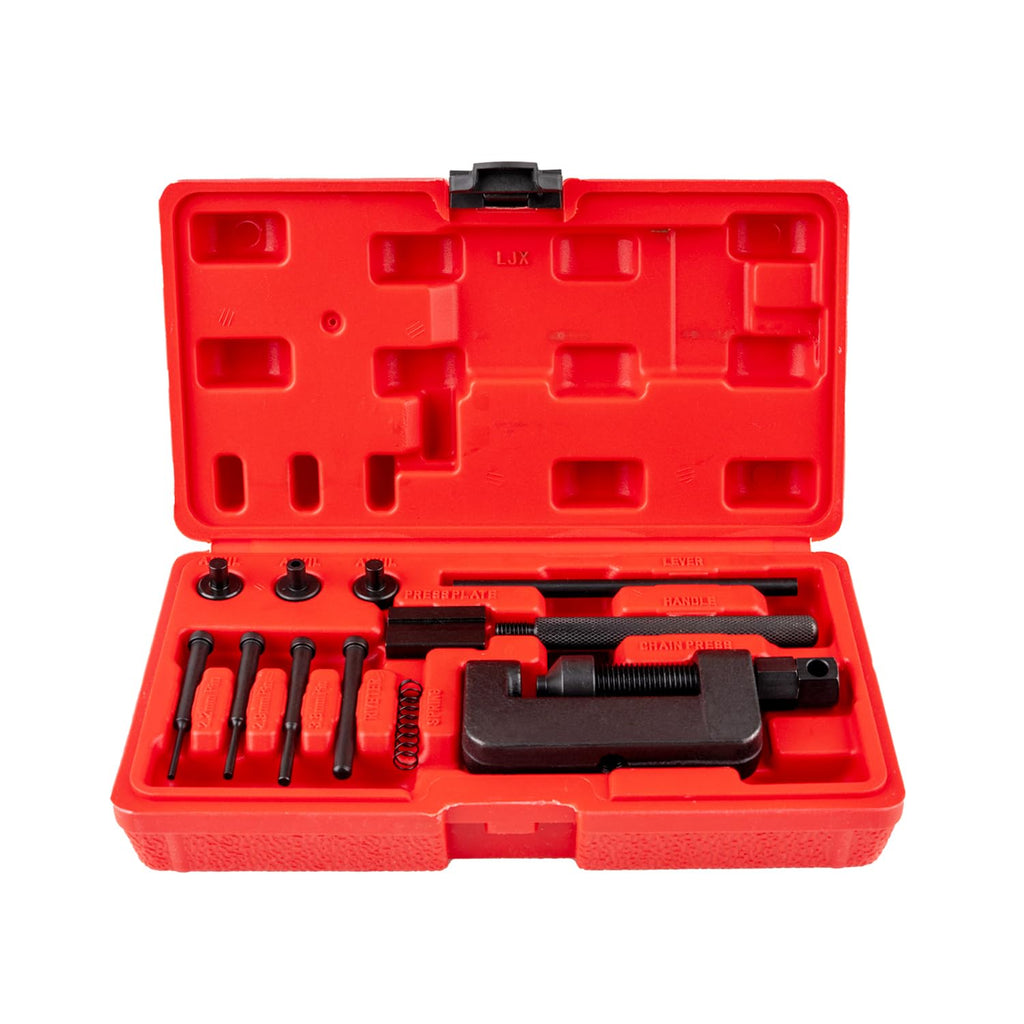 13 Pcs Motorcycle Chain Breaker Tool Kit Y505581