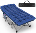 32in XXL Folding Camping Cot with Mattress O89819