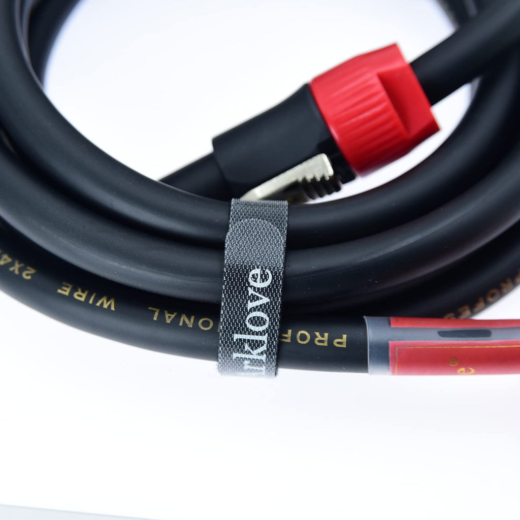 Heavy Duty 2Pack Speakon to Speakon Male Speaker Wire Cable 12awg 15ft F7538