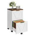 2 Drawers Rolling File Cabinet Q13506
