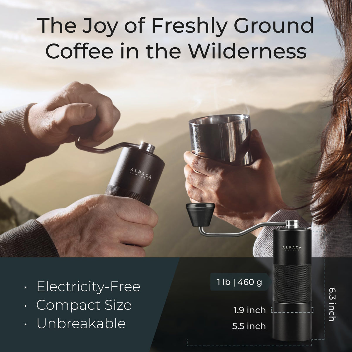 Manual Adjustable Conical Burr Coffee Grinder D64998