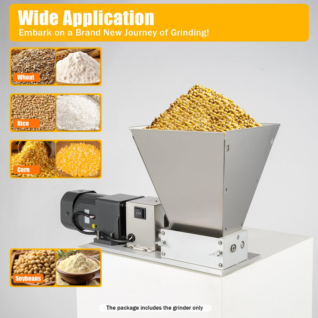 110V 60W Stainless Steel Grain Mill D809889