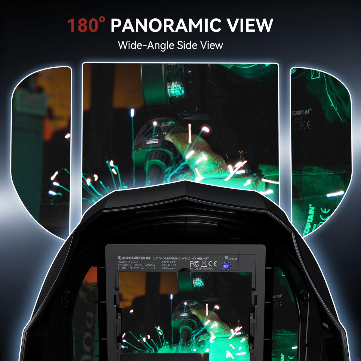 Auto Darkening Welding Helmet K915