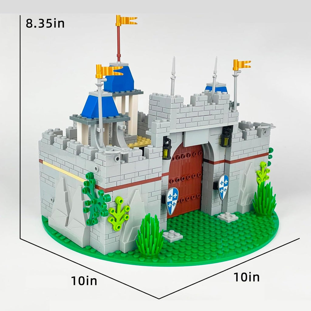 Medieval Knight Castle Building Blocks Set with 12 Knights Figures F567