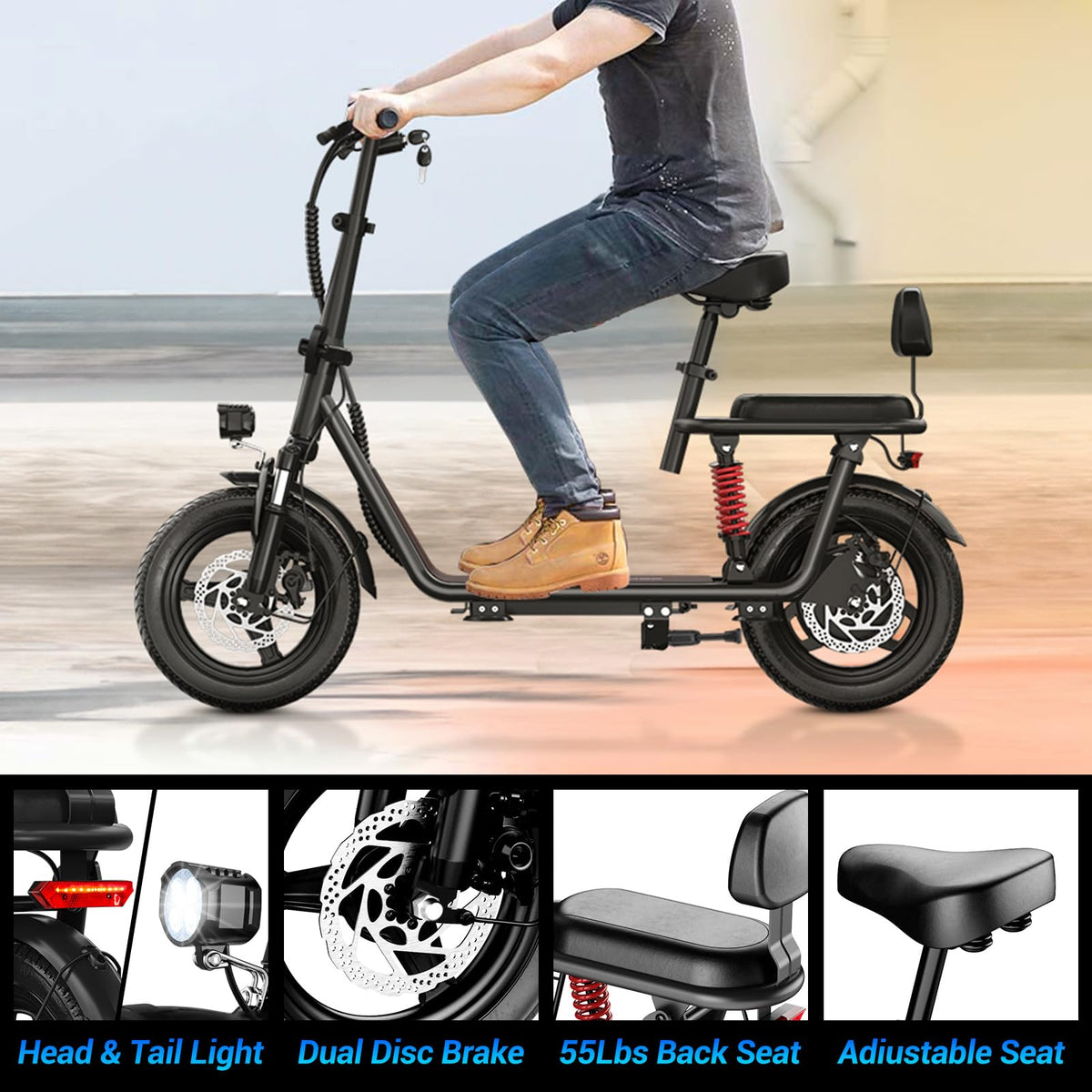 Electric Scooter with Seat C939