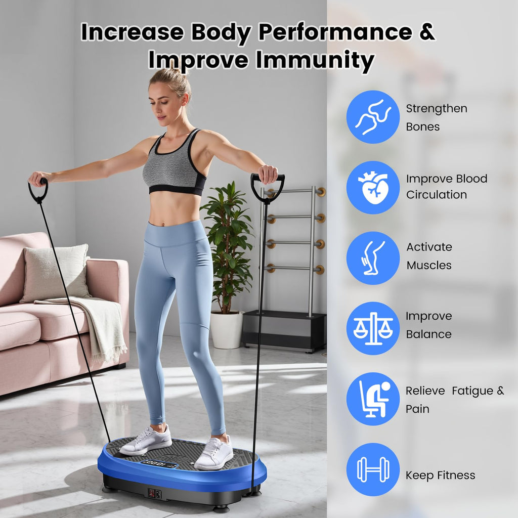 Vibration Plate Exercise Machine 450 lbs Capacity S5971