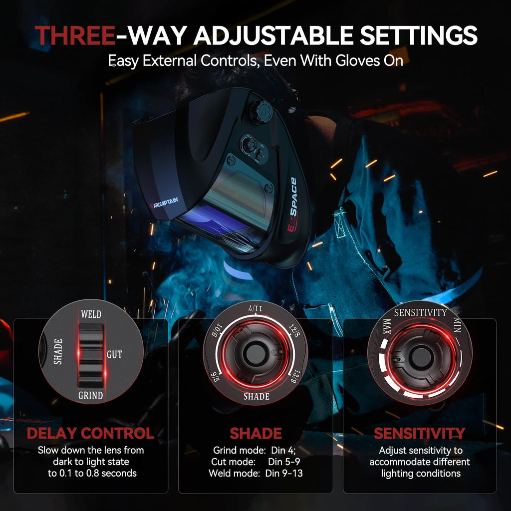 Auto Darkening Welding Helmet K915
