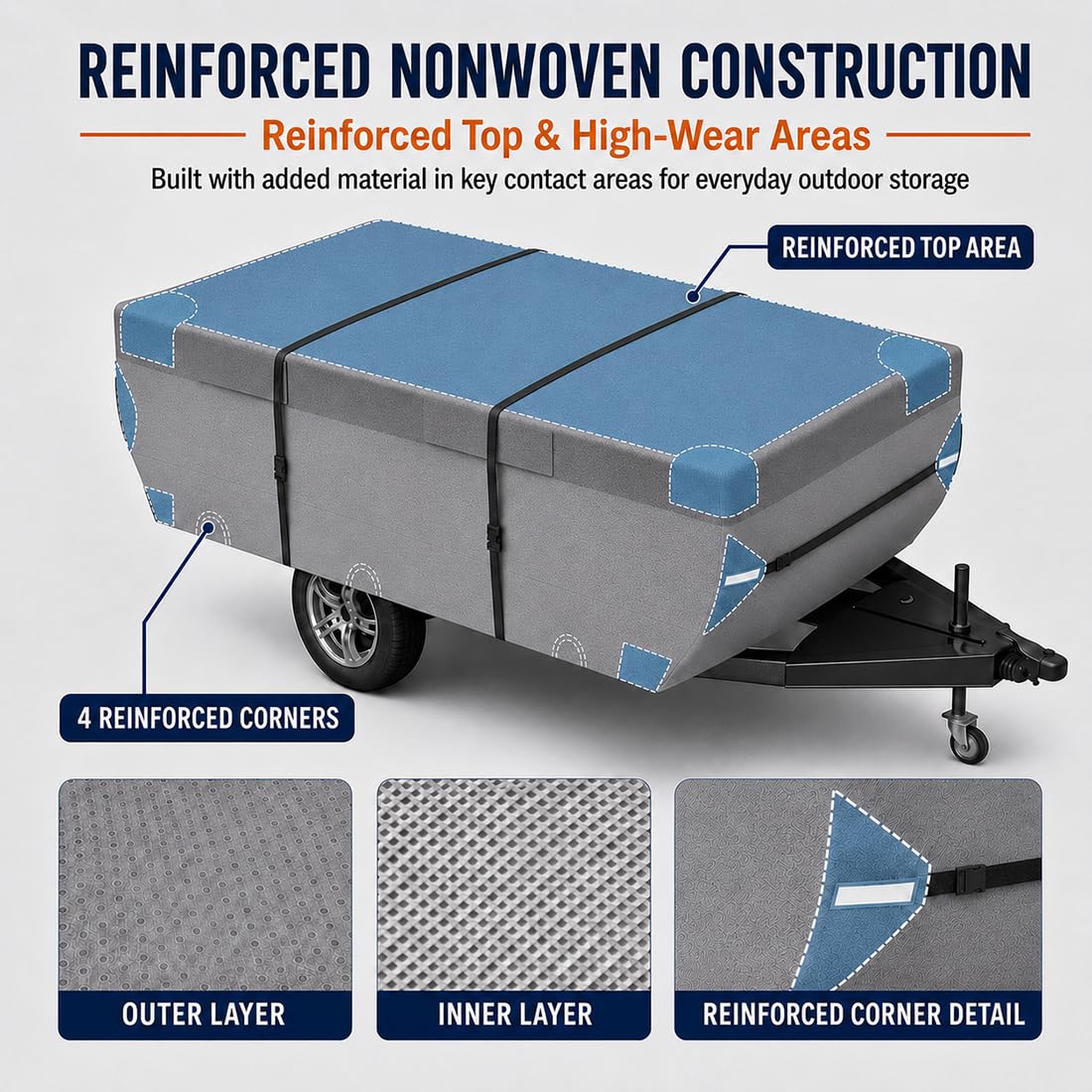 Pop Up Folding Camper Cover B192672