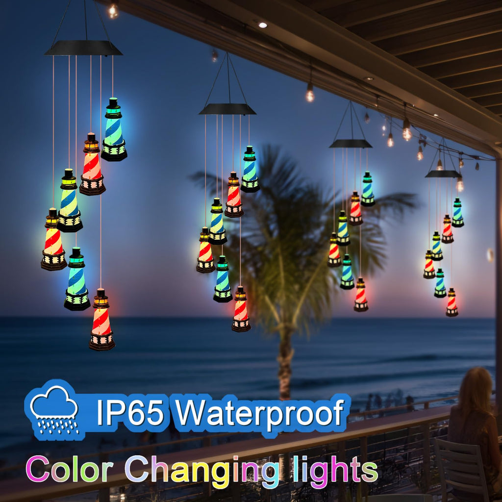 Color Changing LED Wind Chimes S589