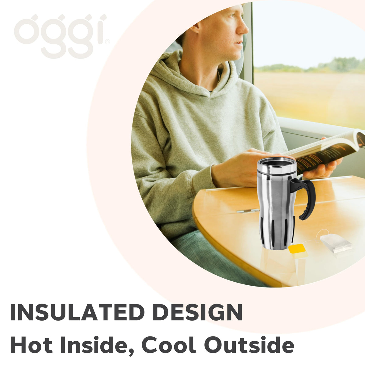 Stainless Steel Thermal Travel Mug 16oz G41152