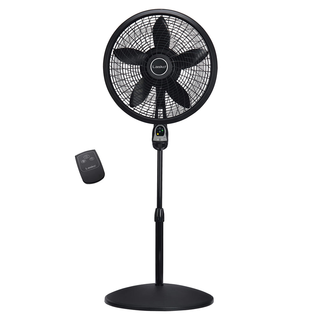 Oscillating Pedestal Fans with Adjustable Height, Timer, Remote Control and 3 Speeds I946397