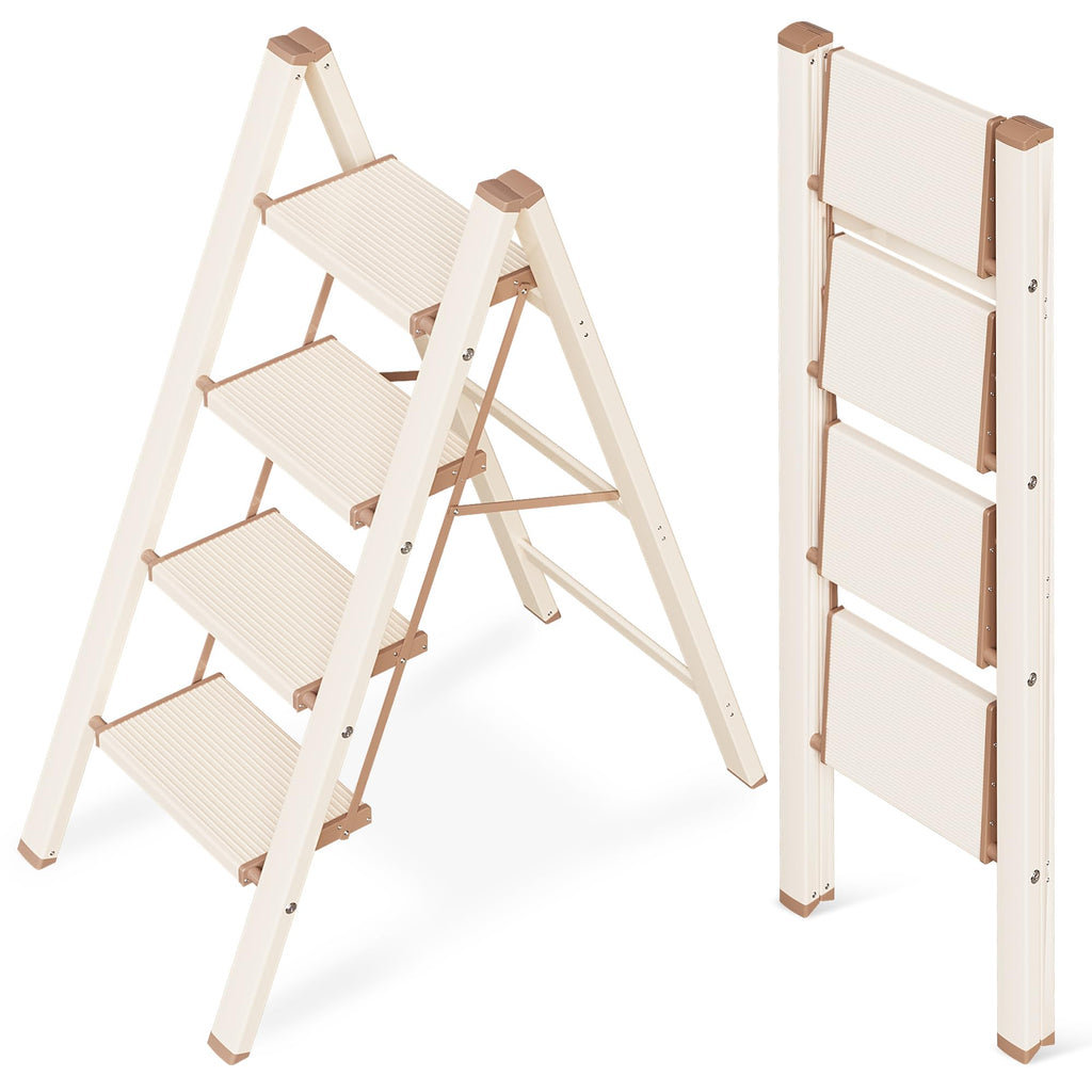 4 Step Ladder with Anti-Slip Wide Pedal X979