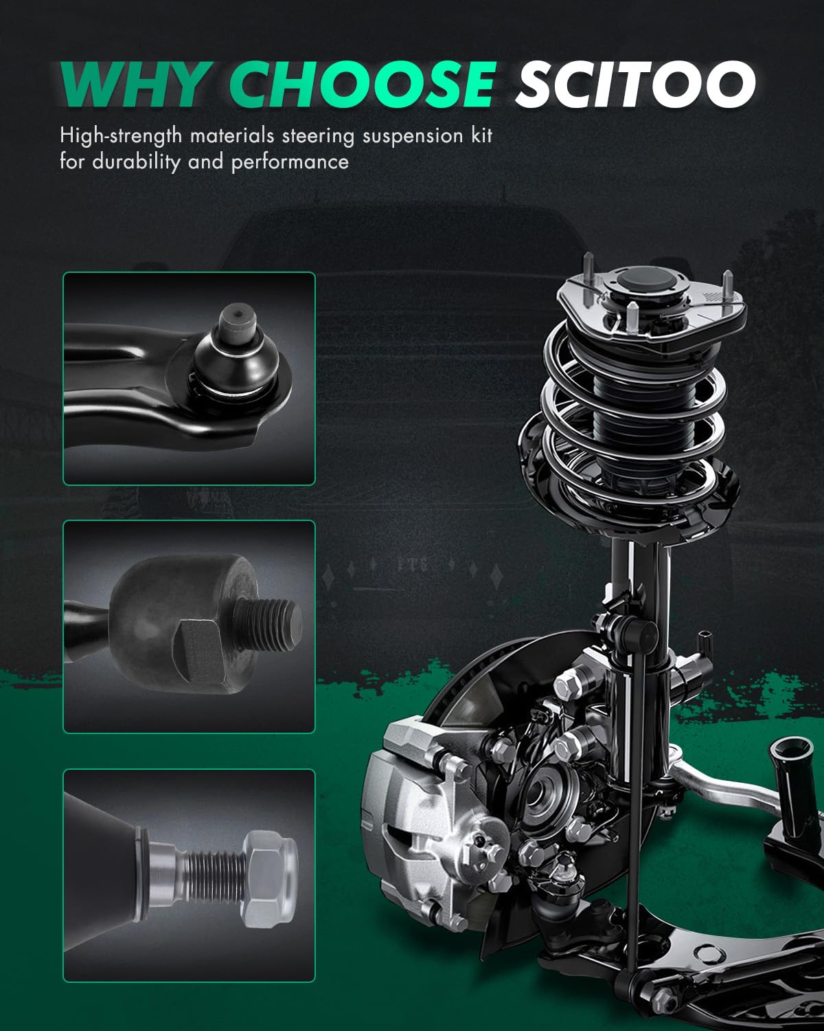 10pcs Front Suspension Kit N996880
