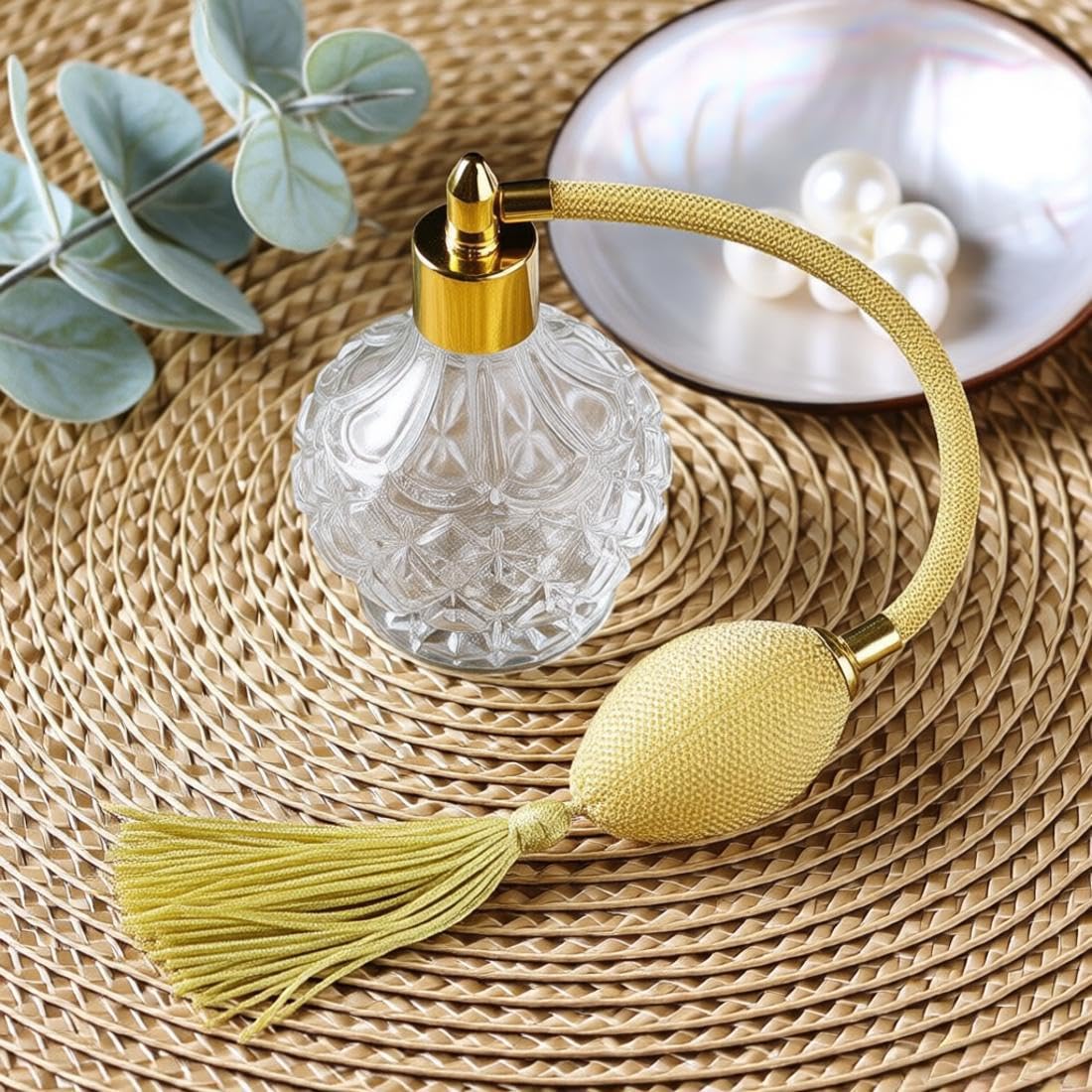80ml Clear Crystal Perfume Bottle Atomizer T81099