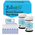 Glucose Test Strips 100 Count No Coding H745